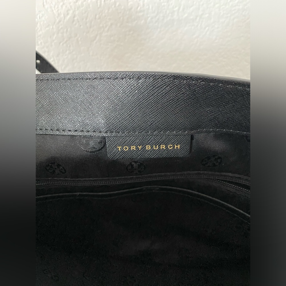 Tory Burch black double handle York tote bag - Picture 4 of 8